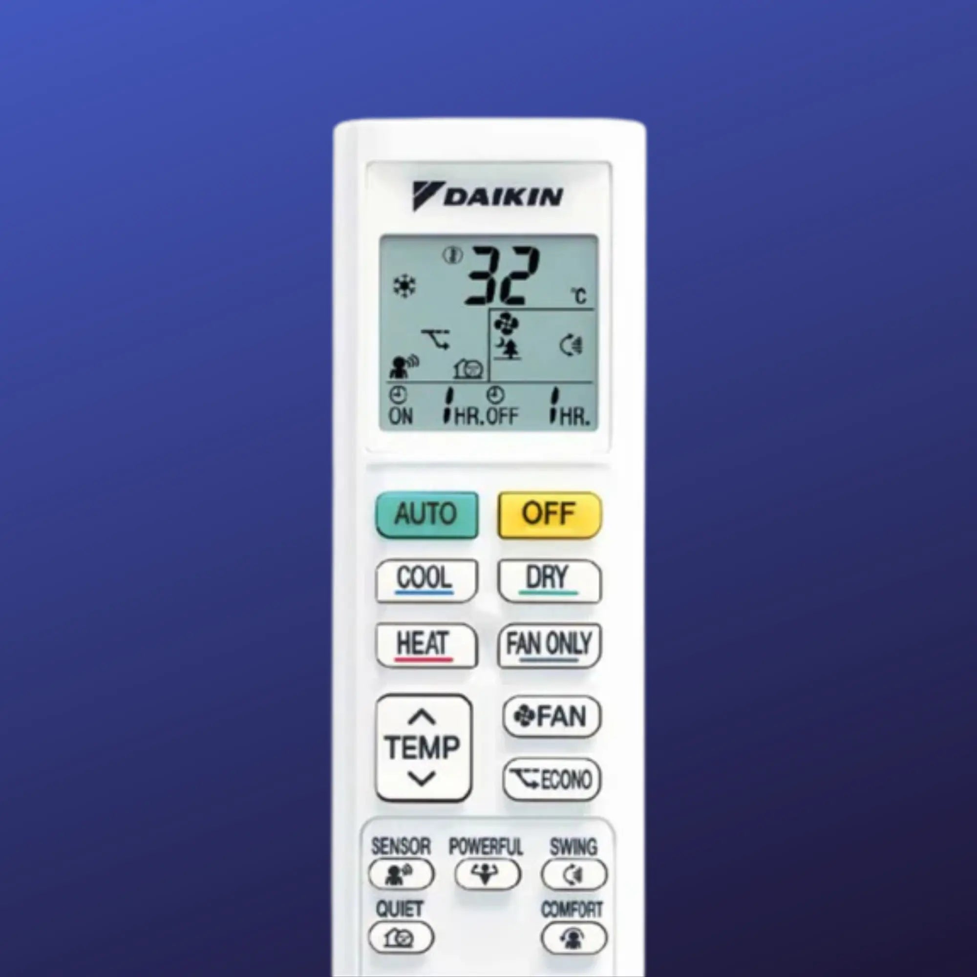 Daikin Split System Remote Control for Lite Series Alpha Omega Air Store