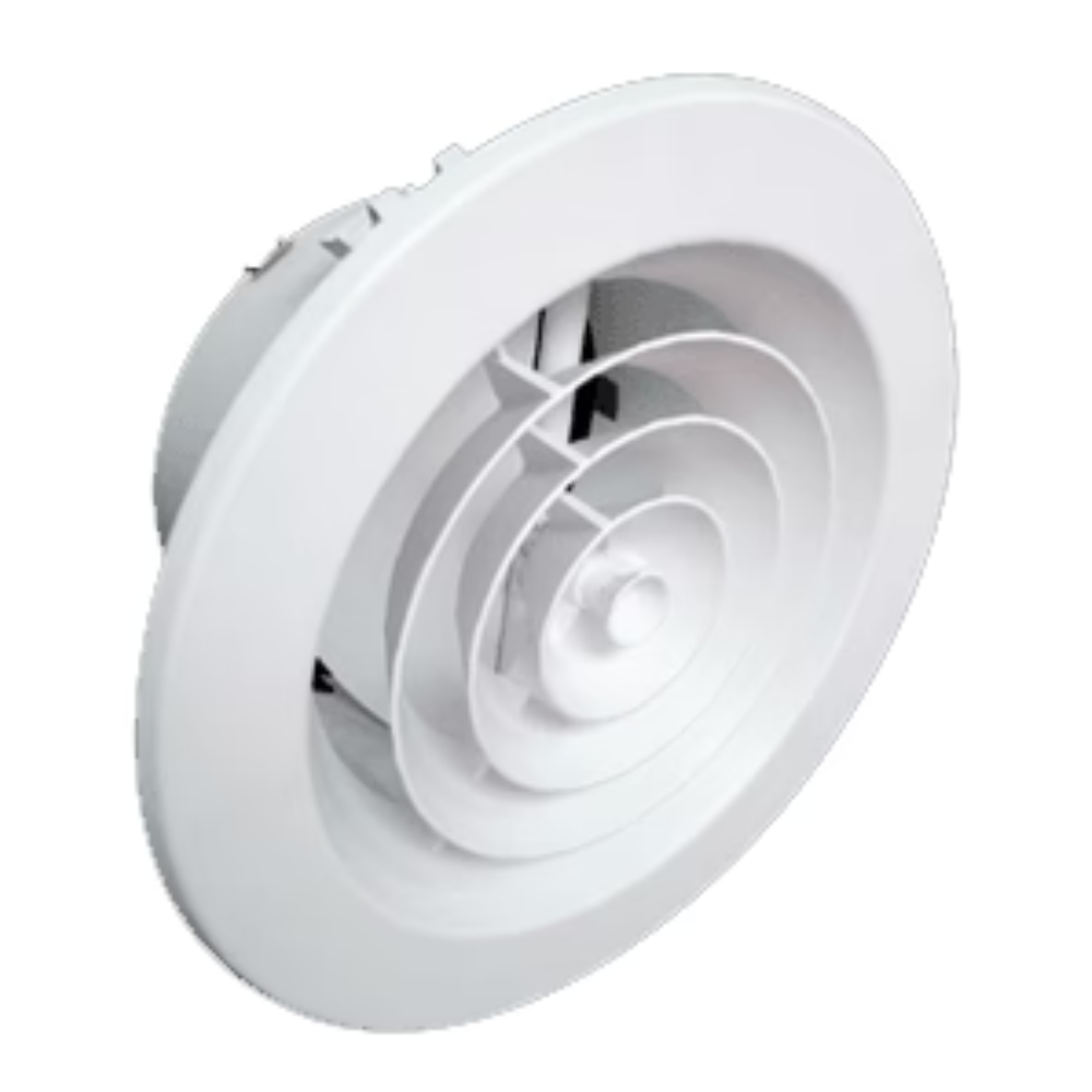 Round Ceiling Air Conditioner Outlet, Jet, 150mm and 200mm