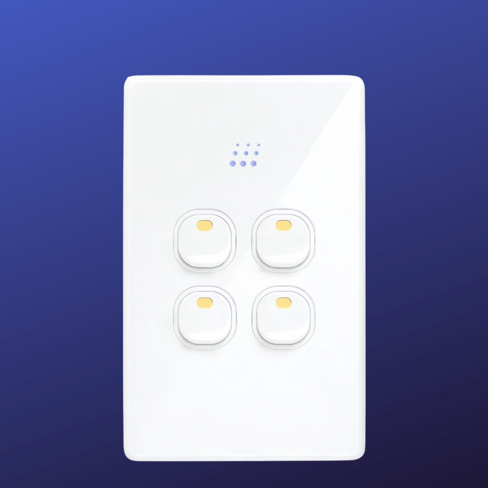 Upgrade to Zimi Four Gang Smart Switch: Modern Control