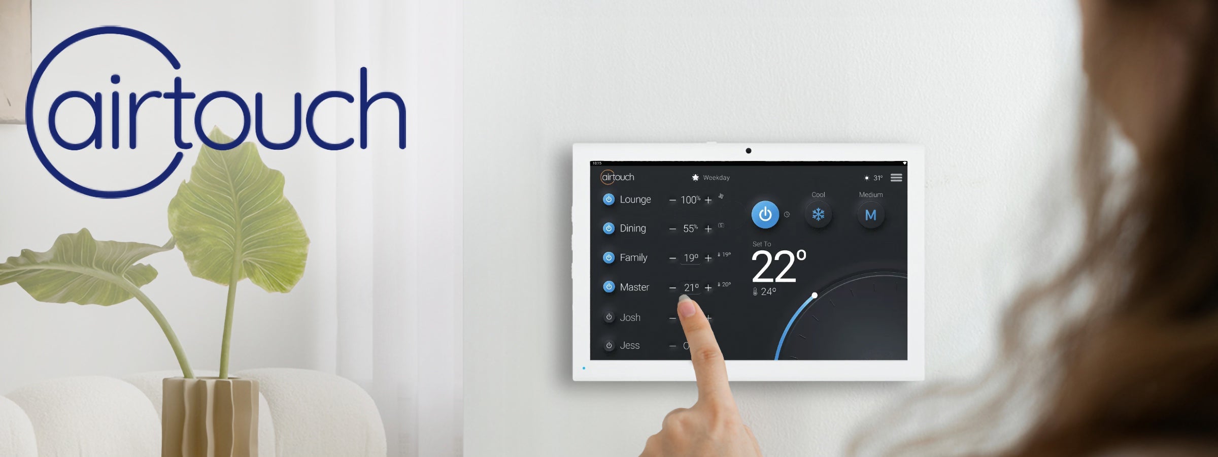Airtouch 2 Plus Smart Zone Controller - Alpha Omega Air Store