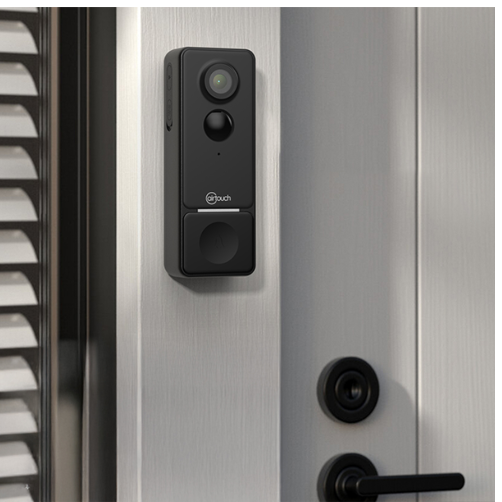 AirTouch Smart Doorbell Camera Installed Outdoors