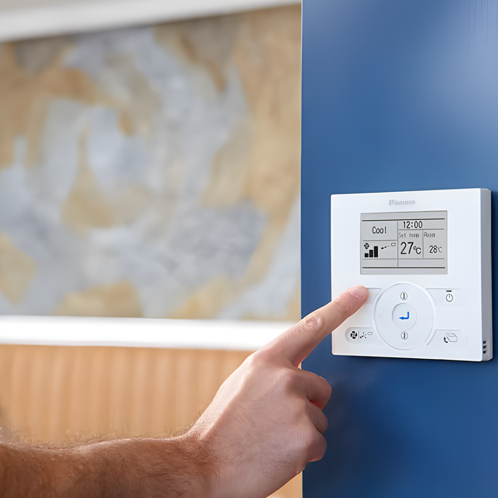 Daikin ducted air conditioning unit featuring advanced smart home integration
