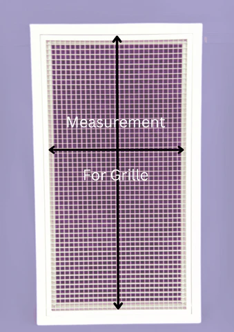 A white, wall-mounted HVAC return air vent featuring a clean, rectangular grille and an integrated internal dust filter.