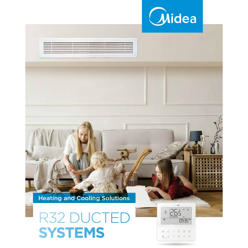Midea reverse cycle ducted system for year-round climate control
