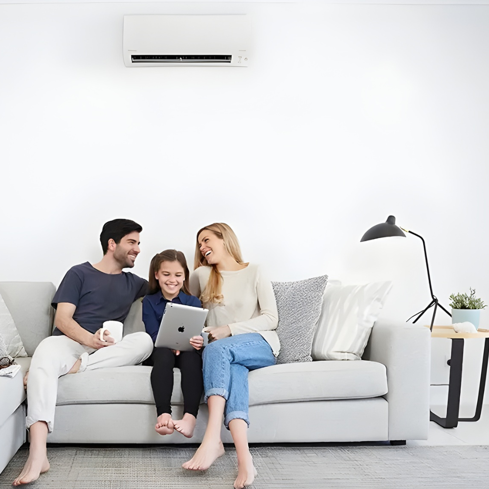Modern Daikin Lite unit with intelligent airflow and air filtration