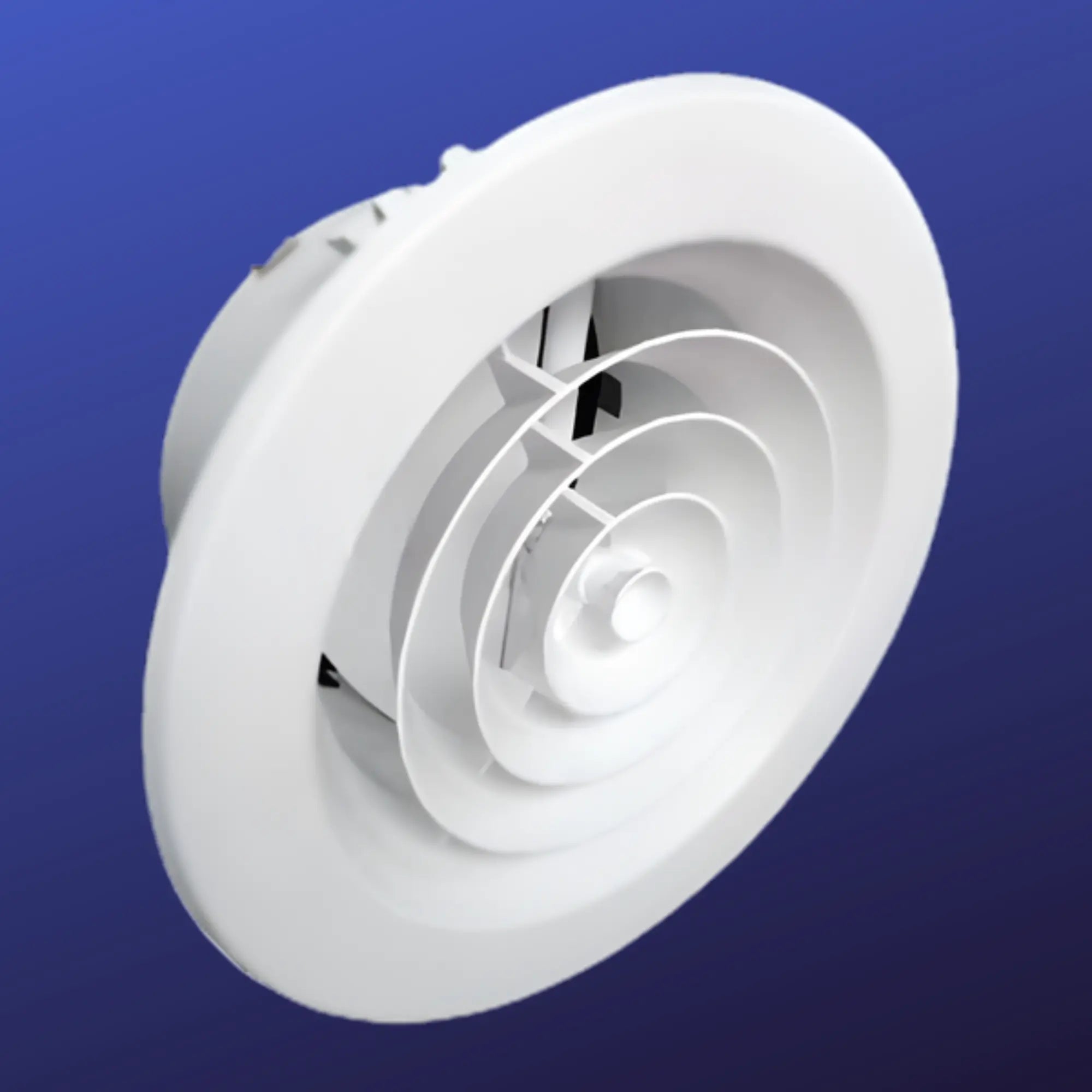 Round Ceiling Air Conditioner Outlet, Jet, 150mm and 200mm Alpha Omega Air Store
