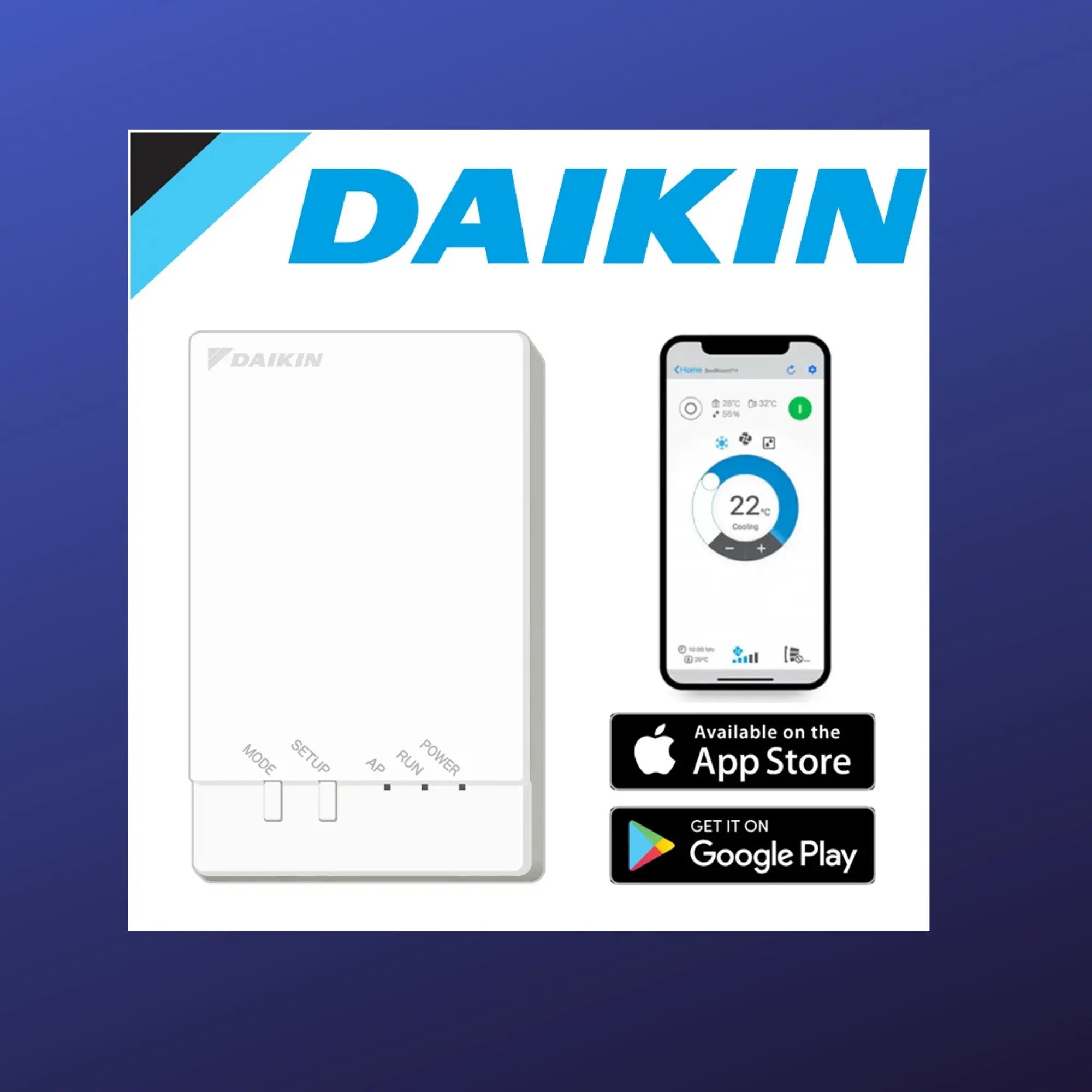 Daikin Wifi Controller for Ducted Systems - Easy Control Alpha Omega Air Store