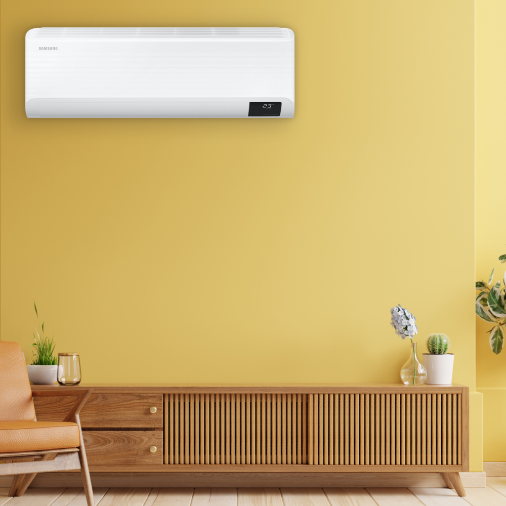 Premium Samsung AI Smart Aero cooling system for superior home climate