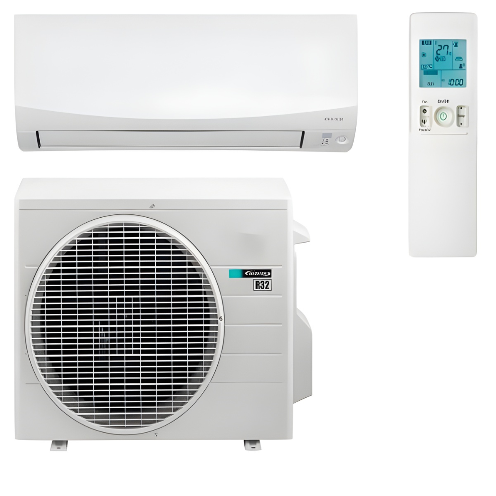 Smart Wi-Fi controlled Daikin Cora air conditioner for year-round comfort