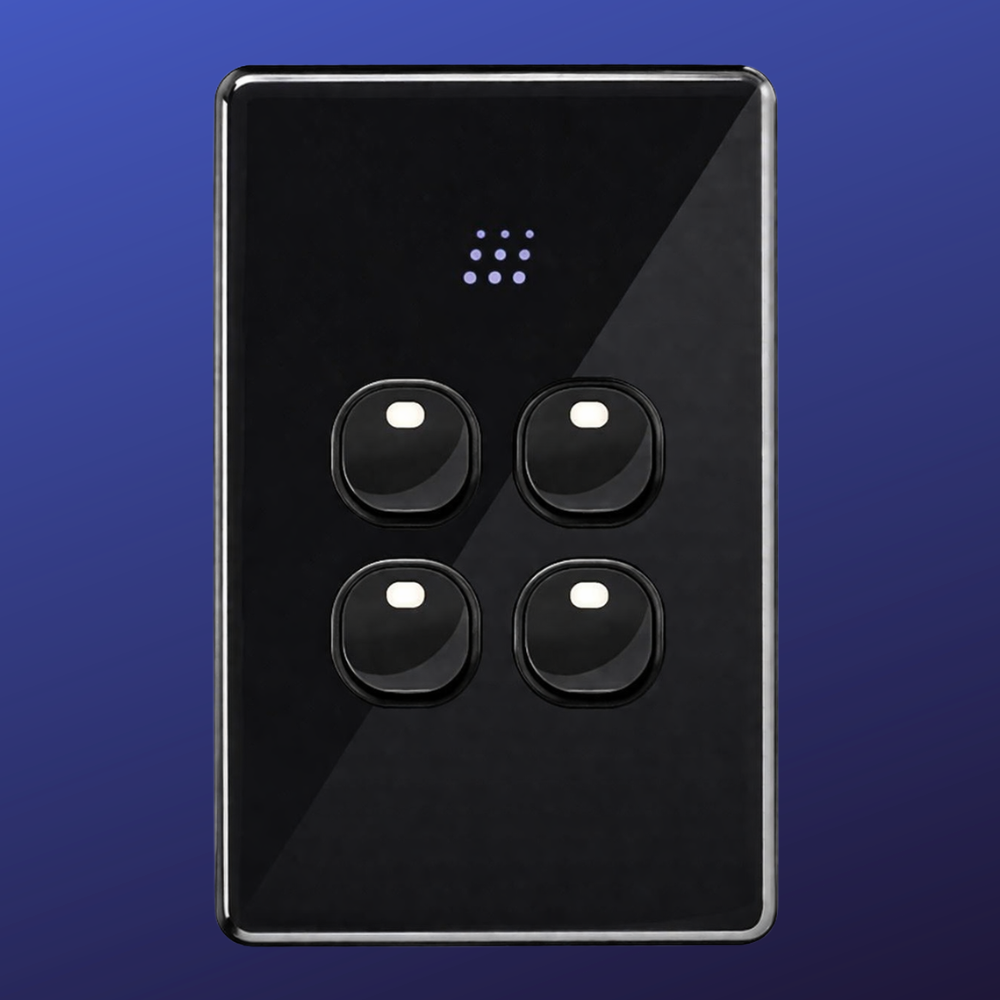 Upgrade to Zimi Four Gang Smart Switch: Modern Control