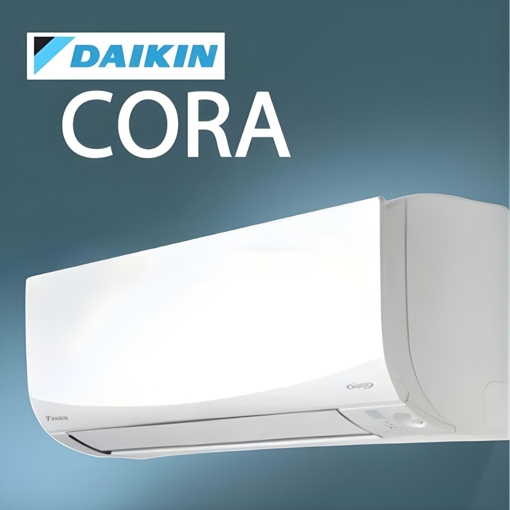hisper-quiet Daikin Cora cooling system for modern bedrooms