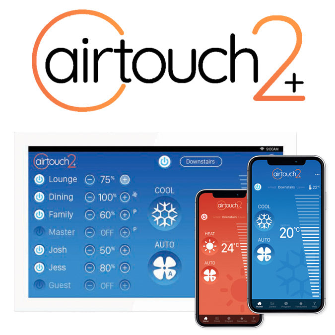 AirTouch 2 Plus Kit (8 to 16 Zones) | Smart Climate Control for Every Room ❄️🔥📱