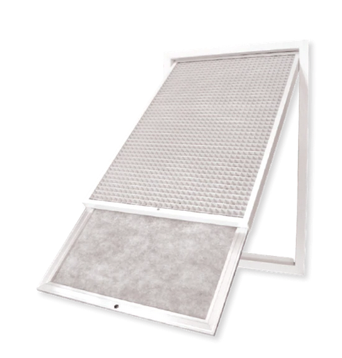 Polyaire Return Air Grille with Hinged Filter Type EC-HF - Alpha Omega Air Store