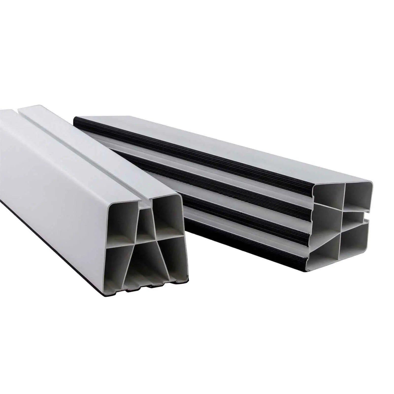 Reliable Air Conditioner Base - Plastic Feet | 450mm Support with anti-slip rubber strips for outdoor unit stability and vibration reduction.